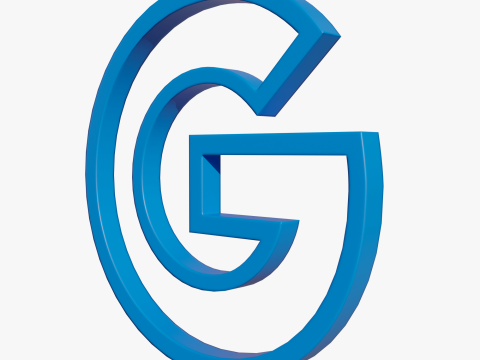 Google symbol 3D Модель