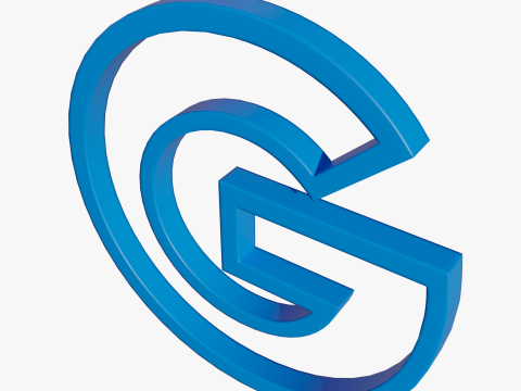 Google symbol 3D Модель