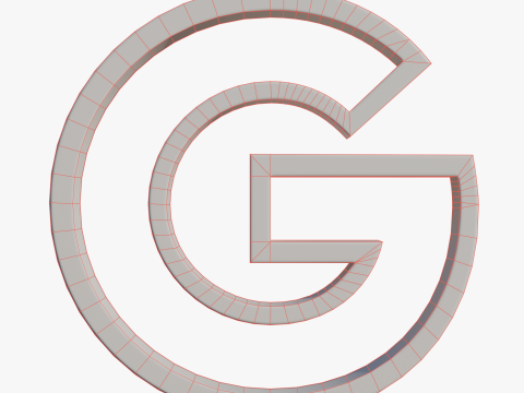Google symbol 3D Модель
