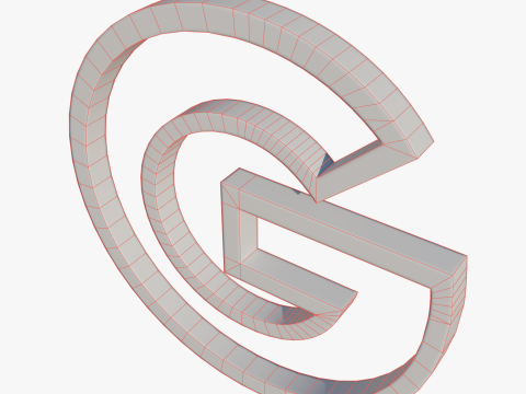 Google symbol 3D Модель