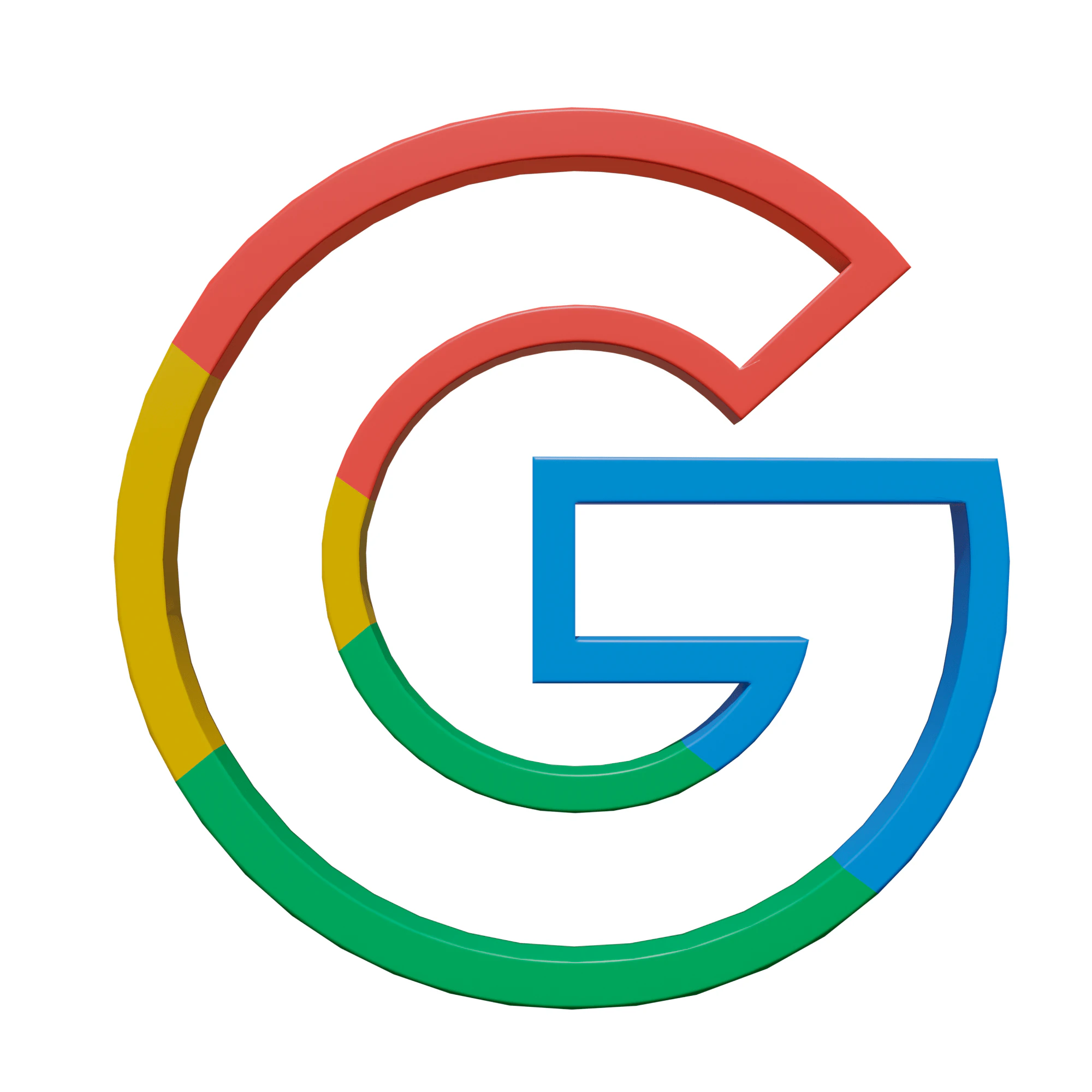 Google multicolor symbol 3D Model .c4d .max .obj .3ds .fbx .stl .blend 