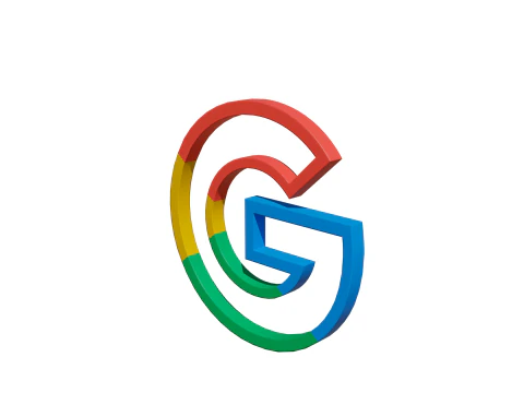 Google multicolor symbol 3D Model