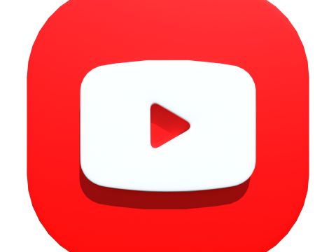 Youtube logo square rounded 2 3D Model