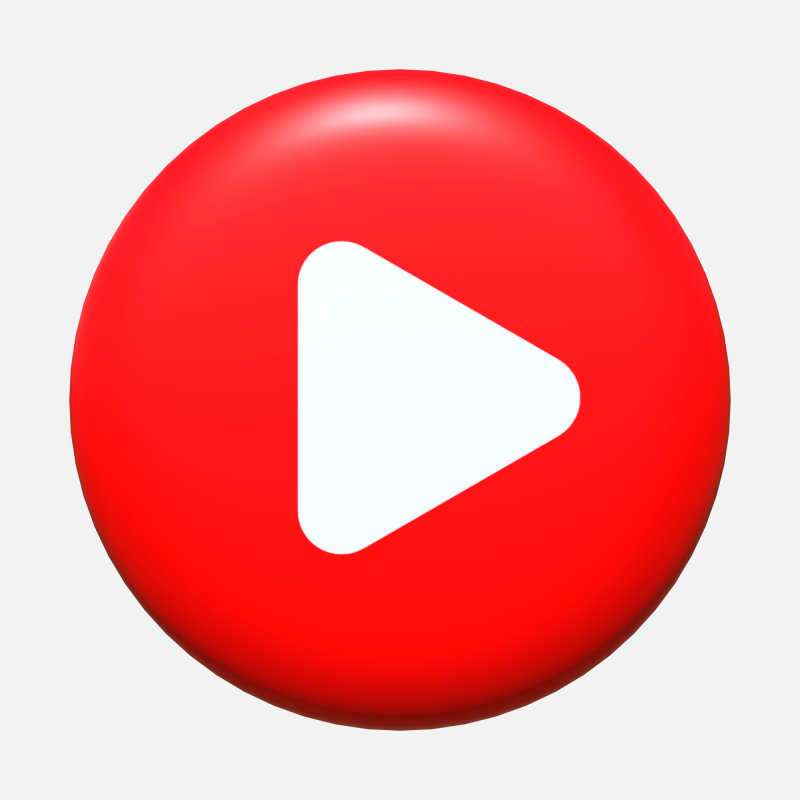 Youtube logo tablet Model 3D .c4d .max .obj .3ds .fbx .stl .blend