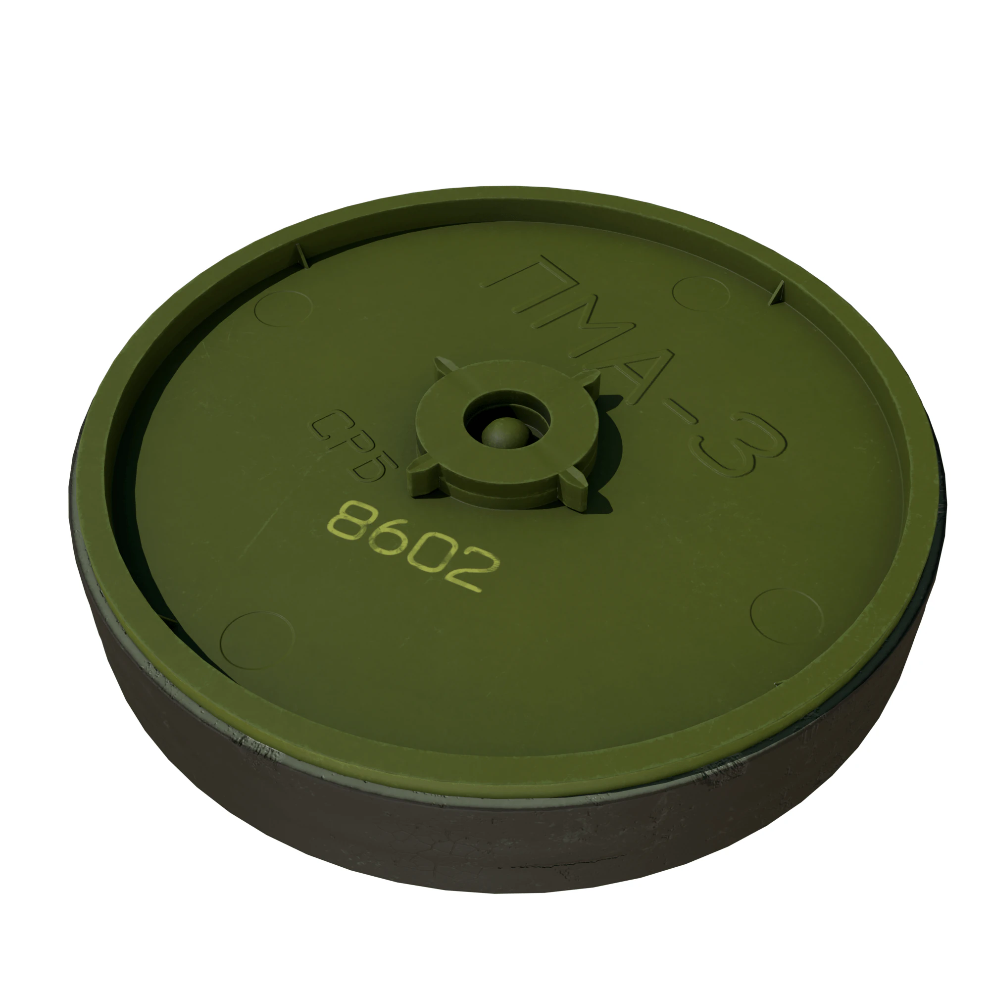 Mine PMA-3 3D Model .c4d .max .obj .3ds .fbx .stl .blend