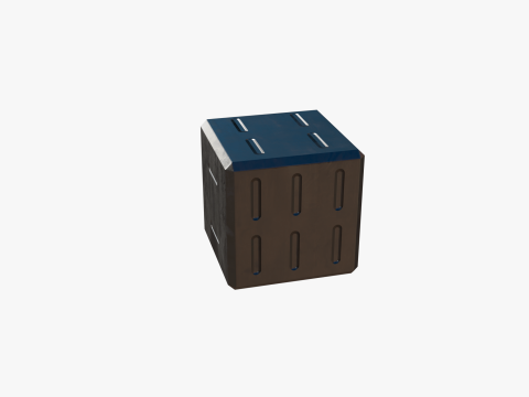 Metal dice Modelo 3D