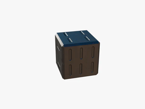 Metal dice 3D Model