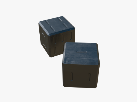 Metal dice Modelo 3D