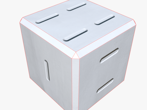 Metal dice Modelo 3D