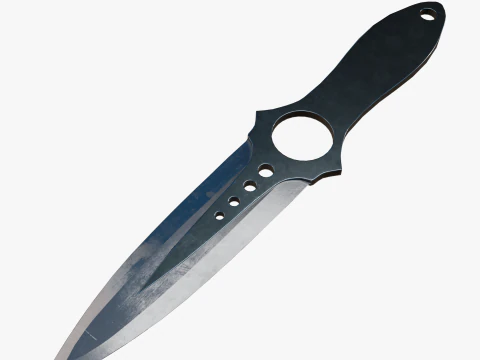 Throwing knife 3D Model