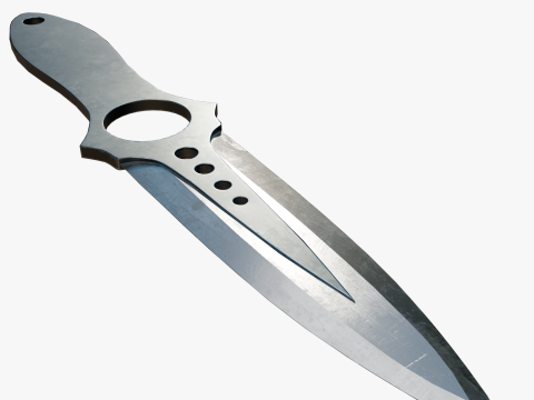 Throwing knife 3D मॉडल