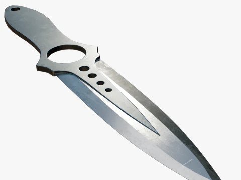 Throwing knife 3D Model