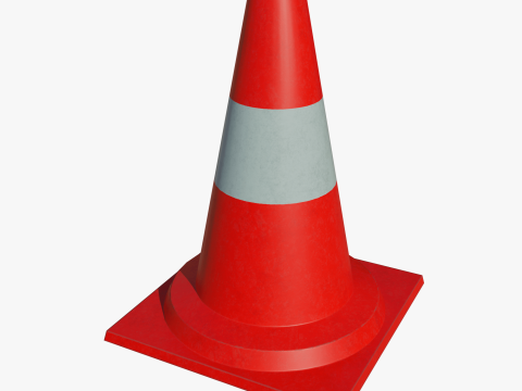 Road cone small 3D Model