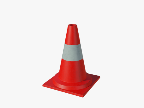 Road cone small 3D Model
