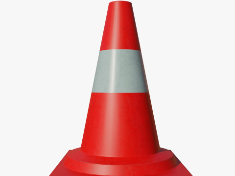 Road cone small 3D Model