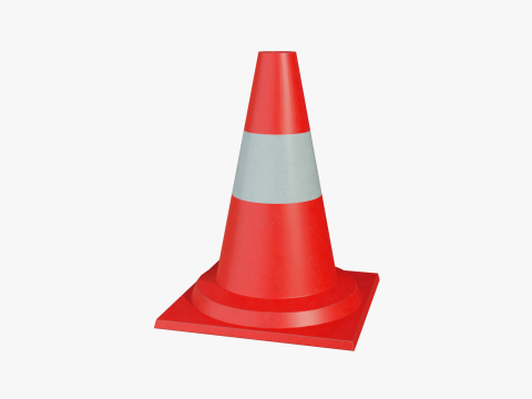 Road cone small 3D Model
