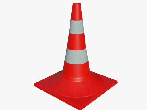 Road cone big 3D Model