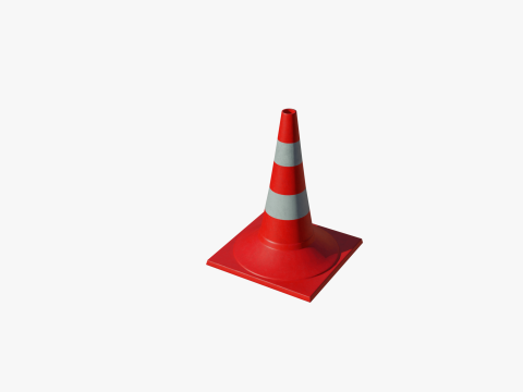 Road cone big Model 3D