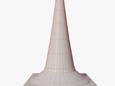 Road cone big Model 3D