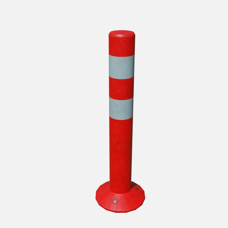 Road pole 60 cm 3D Модель .c4d .max .obj .3ds .fbx .stl .blend