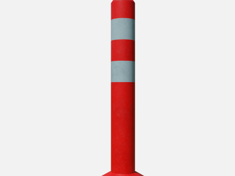 Road pole 60 cm 3D Модель
