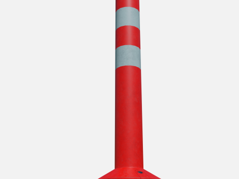 Road pole 60 cm 3D Модель