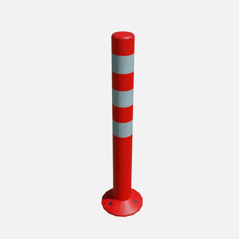 Road pole 75 cm 3D Model .c4d .max .obj .3ds .fbx .stl .blend 