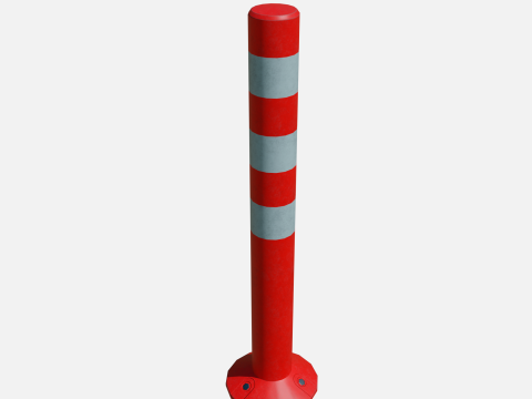 Road pole 75 cm Modelo 3D