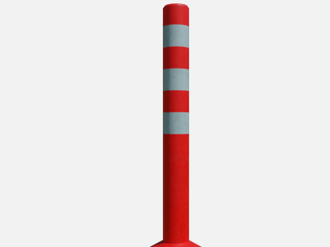 Road pole 75 cm 3D Model