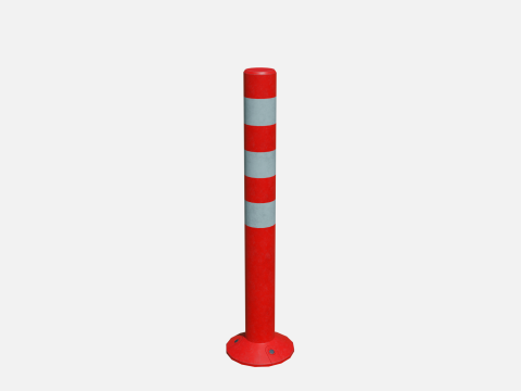 Road pole 75 cm 3D Model