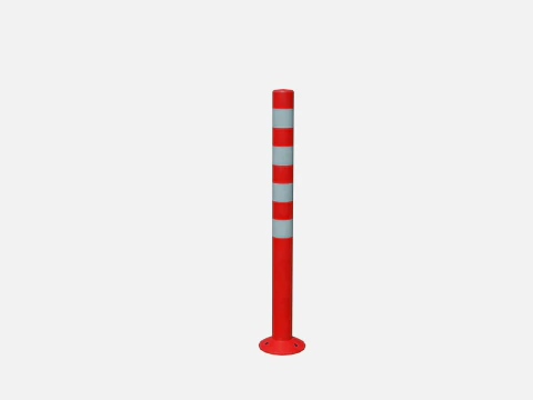 Road pole 100 cm 3D Model