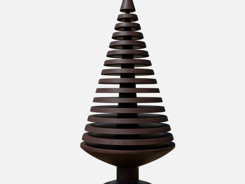 Wood tree decor 2 3D मॉडल