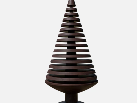 Wood tree decor 2 3D Model