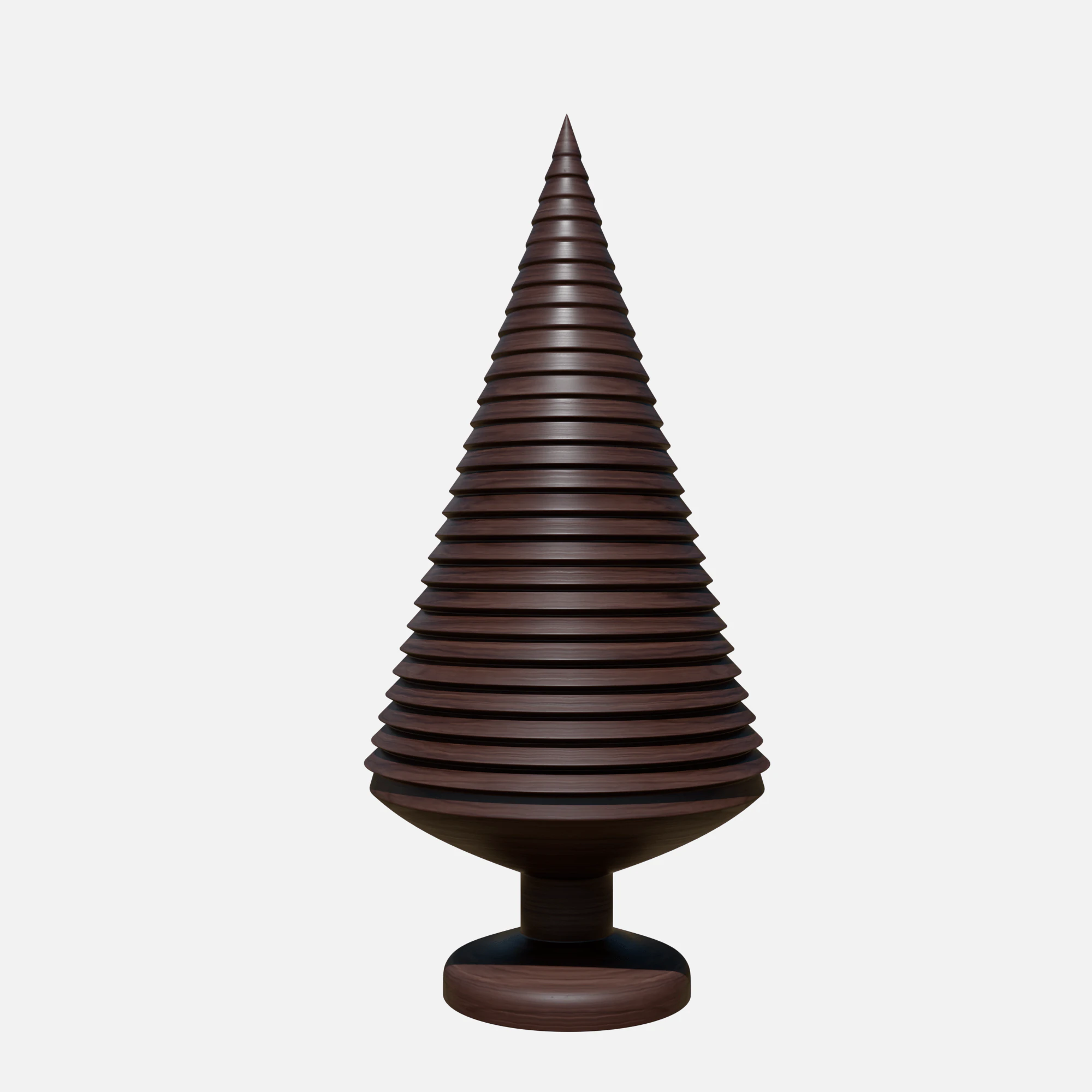 Wood tree decor 3 3D Model .c4d .max .obj .3ds .fbx .stl .blend 