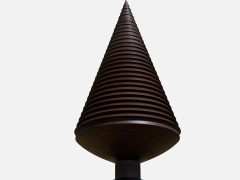 Wood tree decor 3 3D-Modell