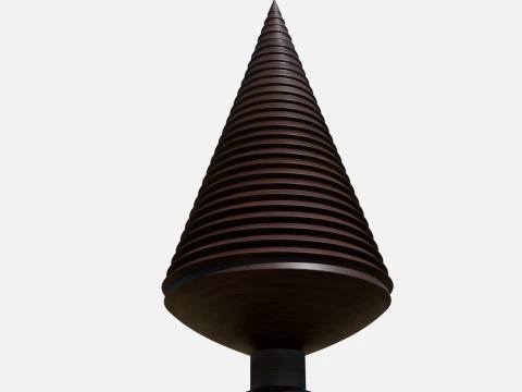 Wood tree decor 3 3D Model