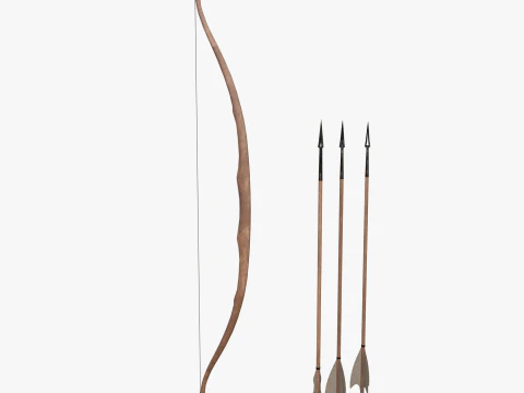 Pijl en boog 3D Model