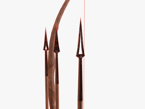 Bow and arrow 3D 모델