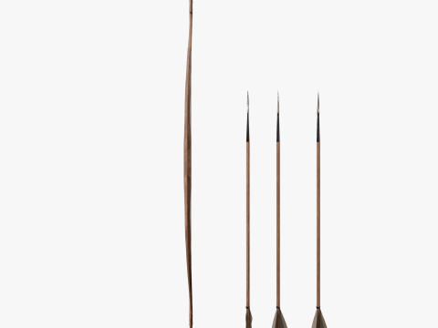 Bow and arrow 3D 모델