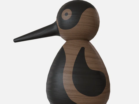 Pelatuk burung kayu Model 3D