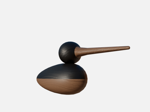 Wood duck Model 3D