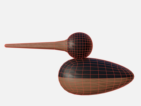Wood duck Model 3D