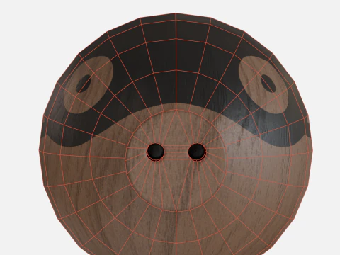 Wood pig 3D Model