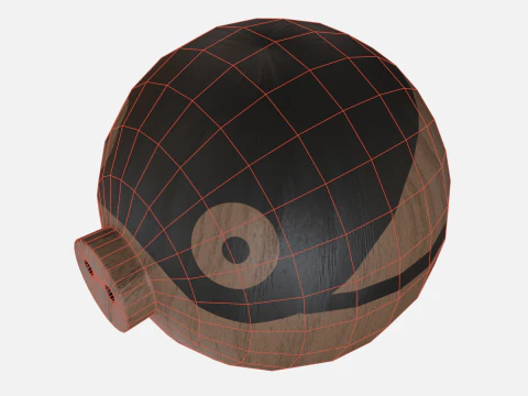 Wood pig 3D Model