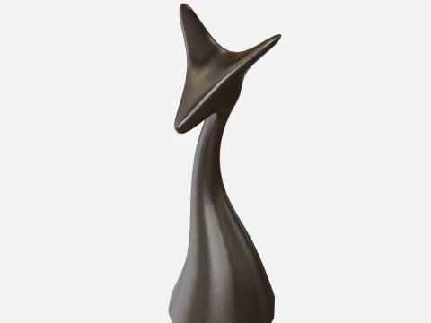 Metal tilki 3D Model