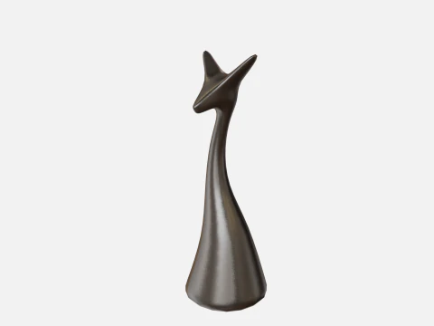 Metal tilki 3D Model