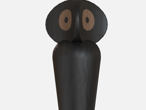 Wood owl 3D Модель