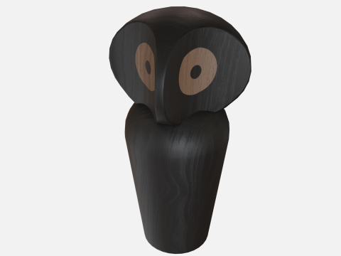 Wood owl 3D मॉडल