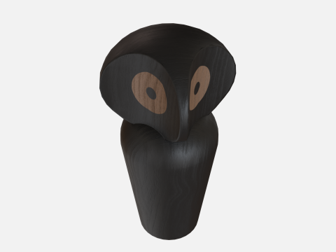 Wood owl 3D मॉडल