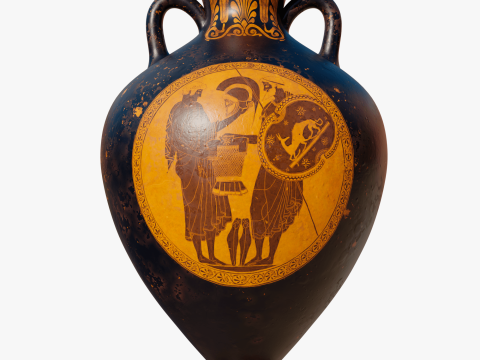 Greek vase Modelo 3D